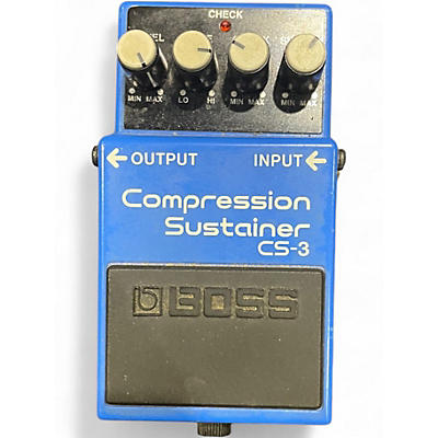 Used BOSS CS3 Compressor Sustainer Effect Pedal