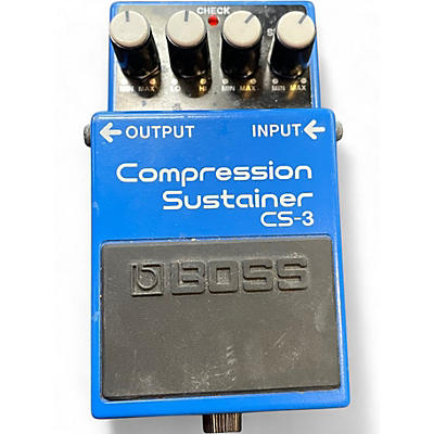 Used BOSS CS3 Compressor Sustainer Effect Pedal