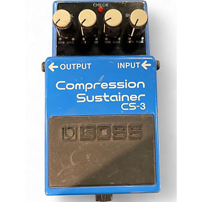 Used BOSS CS3 Compressor Sustainer Effect Pedal