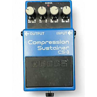 Used BOSS CS3 Compressor Sustainer Effect Pedal