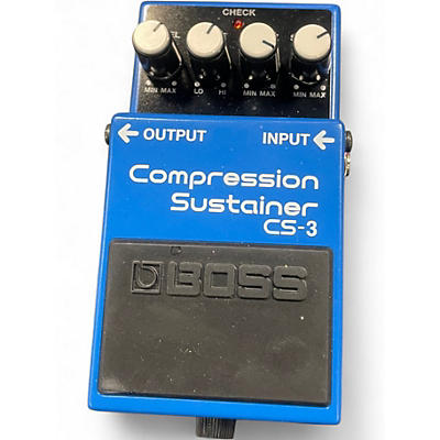 Used BOSS CS3 Compressor Sustainer Effect Pedal