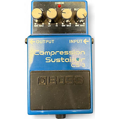 Used BOSS CS3 Compressor Sustainer Effect Pedal