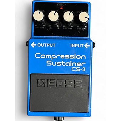 Used BOSS CS3 Compressor Sustainer Effect Pedal