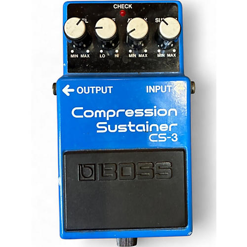 Used BOSS CS3 Compressor Sustainer Effect Pedal