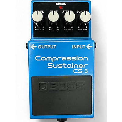 Used BOSS CS3 Compressor Sustainer Effect Pedal