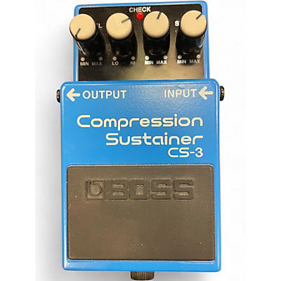 Used BOSS CS3 Compressor Sustainer Effect Pedal