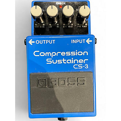 Used BOSS CS3 Compressor Sustainer Effect Pedal