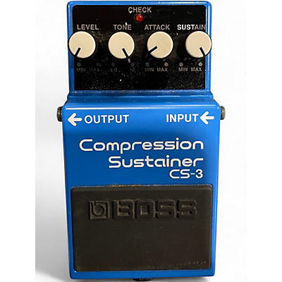Used BOSS CS3 Compressor Sustainer Effect Pedal