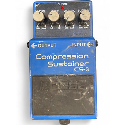 Used BOSS CS3 Compressor Sustainer Effect Pedal
