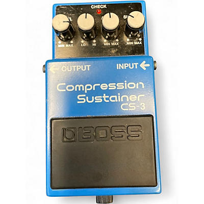 Used BOSS CS3 Compressor Sustainer Effect Pedal