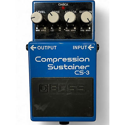 Used BOSS CS3 Compressor Sustainer Effect Pedal