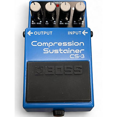 Used BOSS CS3 Compressor Sustainer Effect Pedal