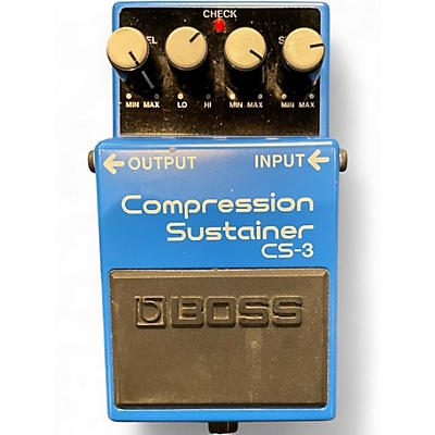 Used BOSS CS3 Compressor Sustainer Effect Pedal