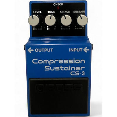 Used BOSS CS3 Compressor Sustainer Effect Pedal