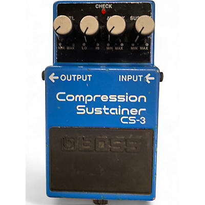 Used BOSS CS3 Compressor Sustainer Effect Pedal