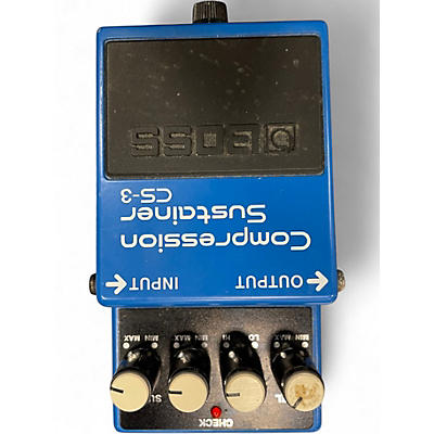 Used BOSS CS3 Compressor Sustainer Effect Pedal