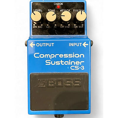 Used BOSS CS3 Compressor Sustainer Effect Pedal