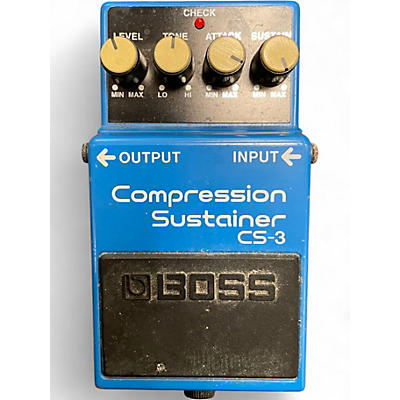 Used BOSS CS3 Compressor Sustainer Effect Pedal