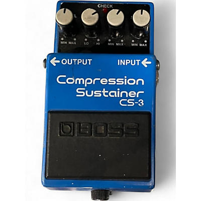Used BOSS CS3 Compressor Sustainer Effect Pedal