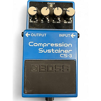 Used BOSS CS3 Compressor Sustainer Effect Pedal