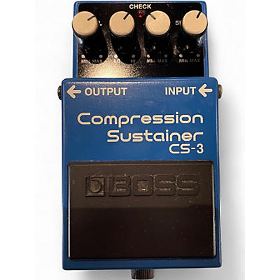 Used BOSS CS3 Compressor Sustainer Effect Pedal