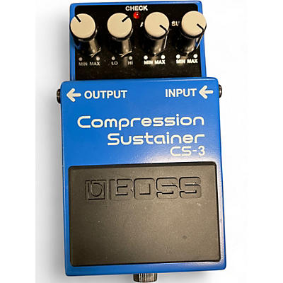 Used BOSS CS3 Compressor Sustainer Effect Pedal