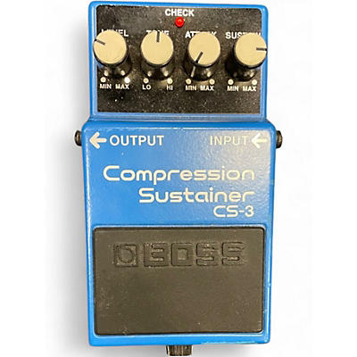 Used BOSS CS3 Compressor Sustainer Effect Pedal