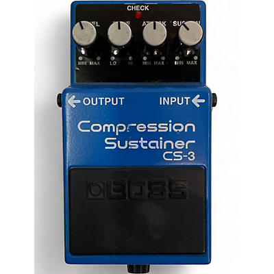 Used BOSS CS3 Compressor Sustainer Effect Pedal
