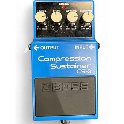 Used BOSS CS3 Compressor Sustainer Effect Pedal