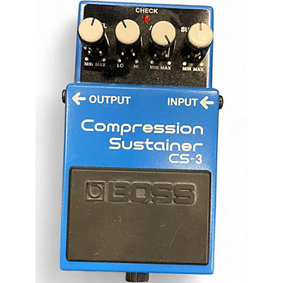 Used BOSS CS3 Compressor Sustainer Effect Pedal