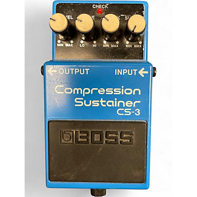 Used BOSS CS3 Compressor Sustainer Effect Pedal
