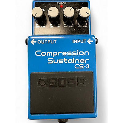 Used BOSS CS3 Compressor Sustainer Effect Pedal