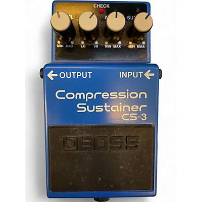 Used BOSS CS3 Compressor Sustainer Effect Pedal
