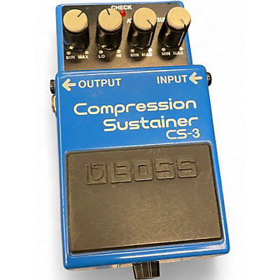 Used BOSS CS3 Compressor Sustainer Effect Pedal