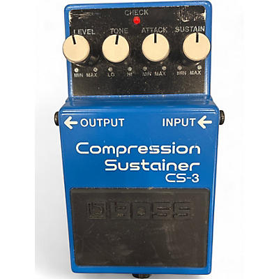 Used BOSS CS3 Compressor Sustainer Effect Pedal