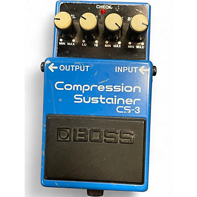 Used BOSS CS3 Compressor Sustainer Effect Pedal