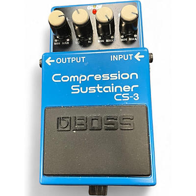 Used BOSS CS3 Compressor Sustainer Effect Pedal