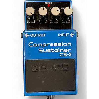 Used BOSS CS3 Compressor Sustainer Effect Pedal