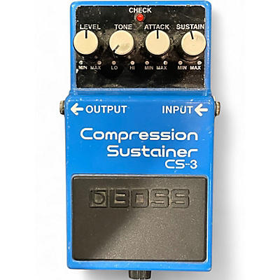 Used BOSS CS3 Compressor Sustainer Effect Pedal