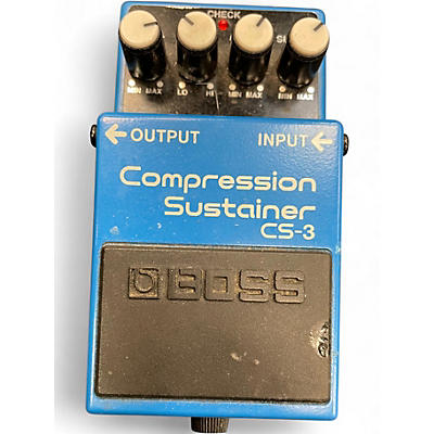 Used BOSS CS3 Compressor Sustainer Effect Pedal