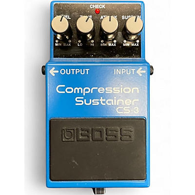 Used BOSS CS3 Compressor Sustainer Effect Pedal