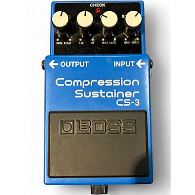 Used BOSS CS3 Compressor Sustainer Effect Pedal