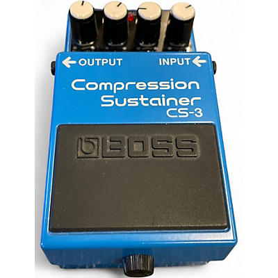 Used BOSS CS3 Compressor Sustainer Effect Pedal