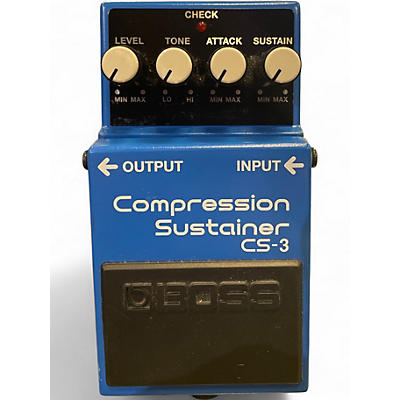 Used BOSS CS3 Compressor Sustainer Effect Pedal