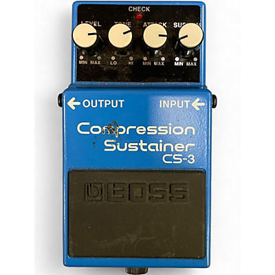 Used BOSS CS3 Compressor Sustainer Effect Pedal