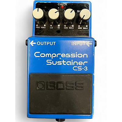 Used BOSS CS3 Compressor Sustainer Effect Pedal