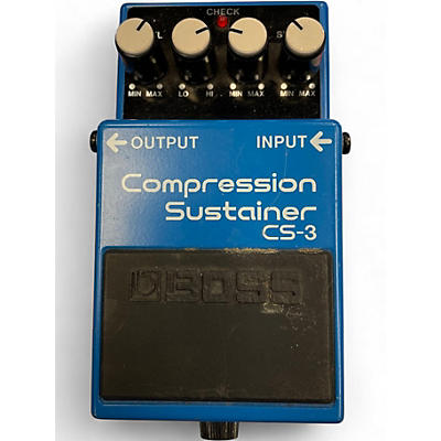 Used BOSS CS3 Compressor Sustainer Effect Pedal