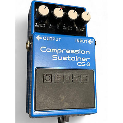 Used BOSS CS3 Compressor Sustainer Effect Pedal