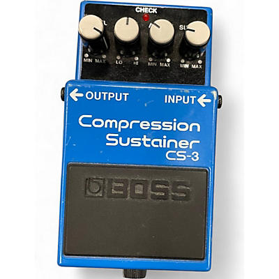 Used BOSS CS3 Compressor Sustainer Effect Pedal