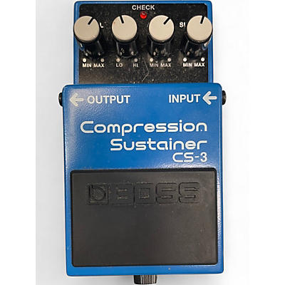 Used BOSS CS3 Compressor Sustainer Effect Pedal
